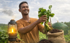 Dari Gulma Jadi Berkah: Inovasi Petani Ubah Eceng Gondok Menjadi Energi dan Pupuk Organik