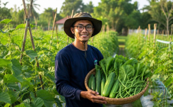 Petani Magister Lulusan S2 Ciptakan Cuan dari 3.500 m² Lahan Sewa Lewat Diversifikasi Sayur